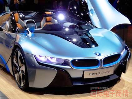 2012年度巴黎車展:BMW i8概念車能以全電動(dòng)方式運(yùn)轉(zhuǎn)