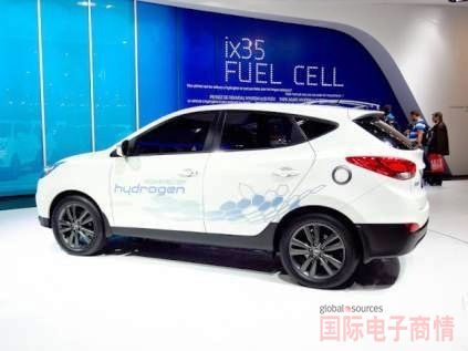 2012年度巴黎車展:韓國(guó)車廠Hyundai的燃料電池車款ix35 Fuel Cell