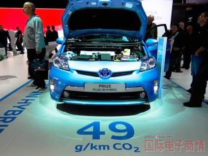 2012年度巴黎車展:日本車廠豐田(Toyota)混合動(dòng)力車款Prius Plug-in Hybrid